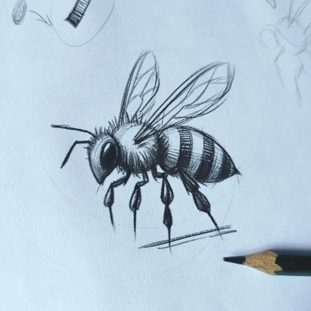 Ilustração — desenhar insetos do zero