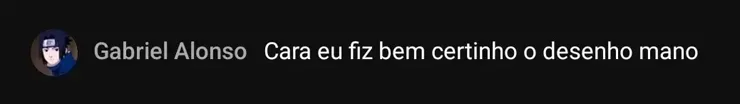 Comentário de aluno sobre o curso