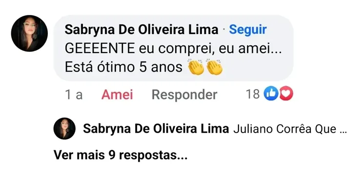 Comentário de aluno que comprou o curso