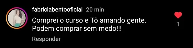 Depoimento de quem comprou o curso