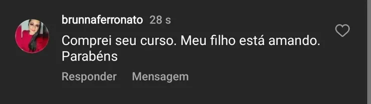 Depoimento de quem comprou o curso