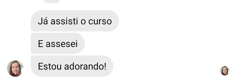 Depoimento de quem comprou o curso