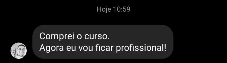 Depoimento de quem comprou o curso